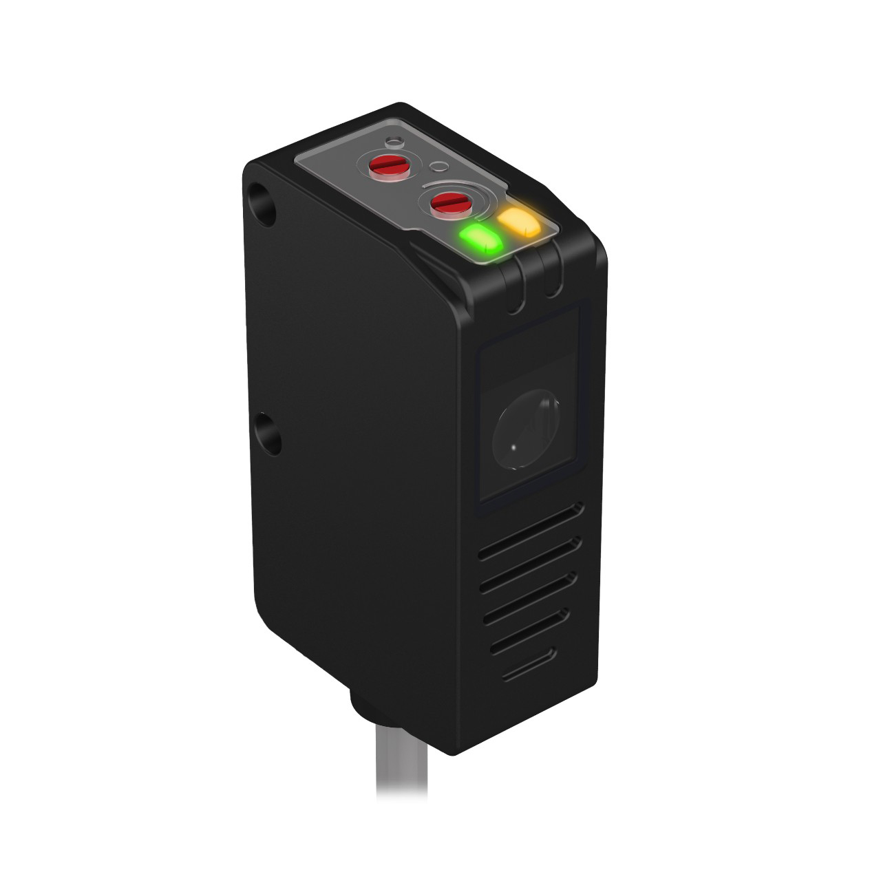 Banner Engineering Photoelectric Sensor; Polar Retro; Rectangular; 5-800mm Range; 10-30VDC; PNP; LO/DO Configurable; M12 Pigtail QD